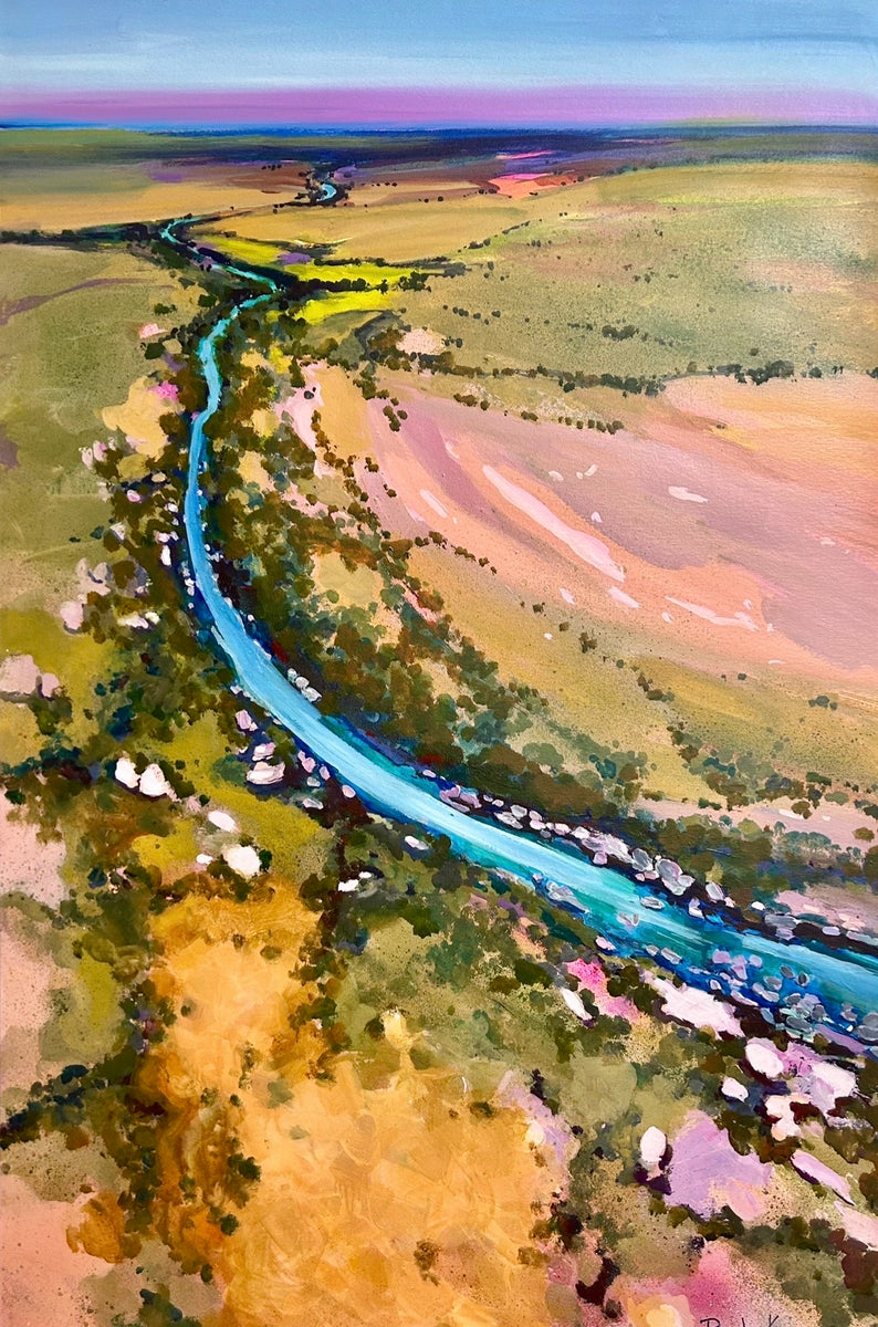 Polly Kimmorley - A View From The Air, Approaching Lake Eyre main image 0