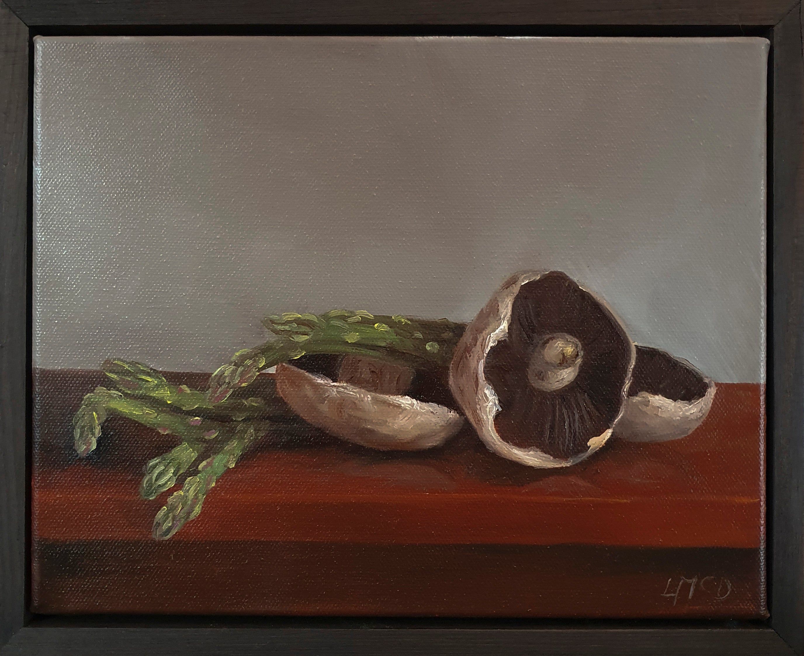 Llael McDonald - Mushrooms and Asparagus