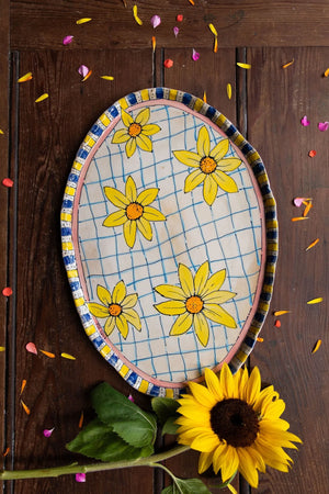 Pia Kuykhoven - Sunflower Picnic - Platter