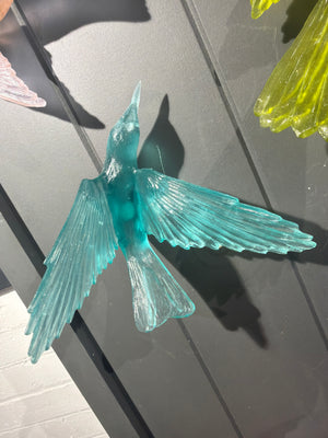 Luke Jacomb Studio - Bellbird Wings back (Teal)