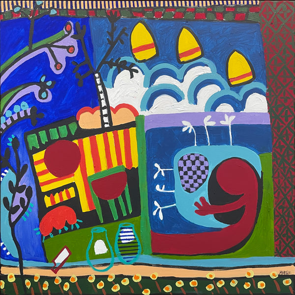 Margaret Delahunty Spencer - Cubism by the Bay From Picasso wallpaper series