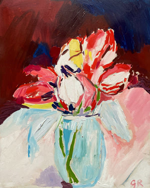 Gugge Kirstine Ravn - Vase and flowers