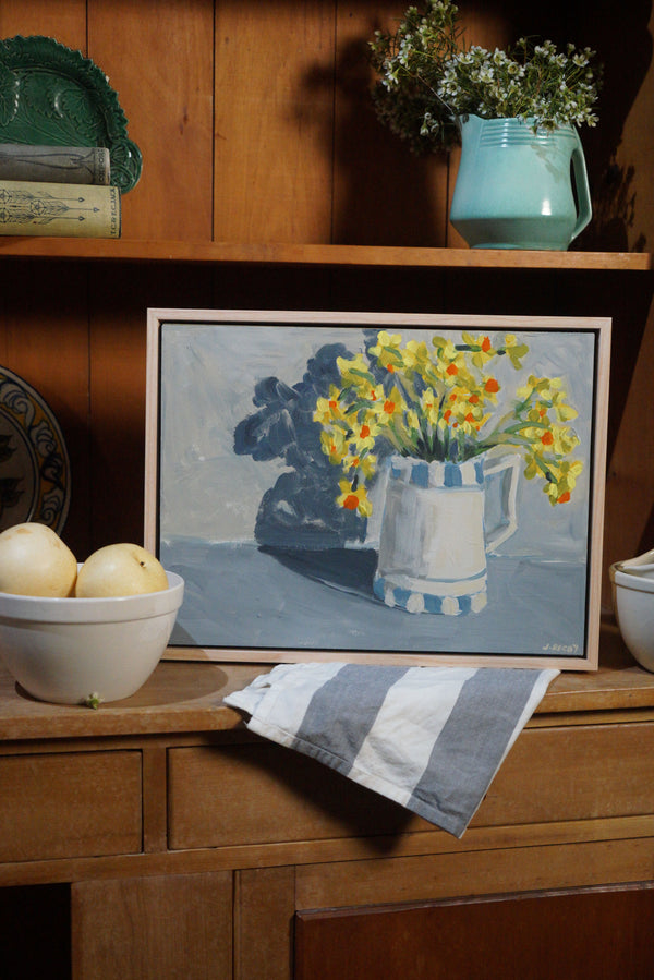 Jody Rigby - Jonquils in victorian vase
