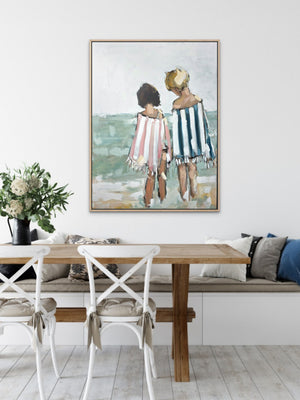 Joanna Davies - Kids on the Beach with Towels