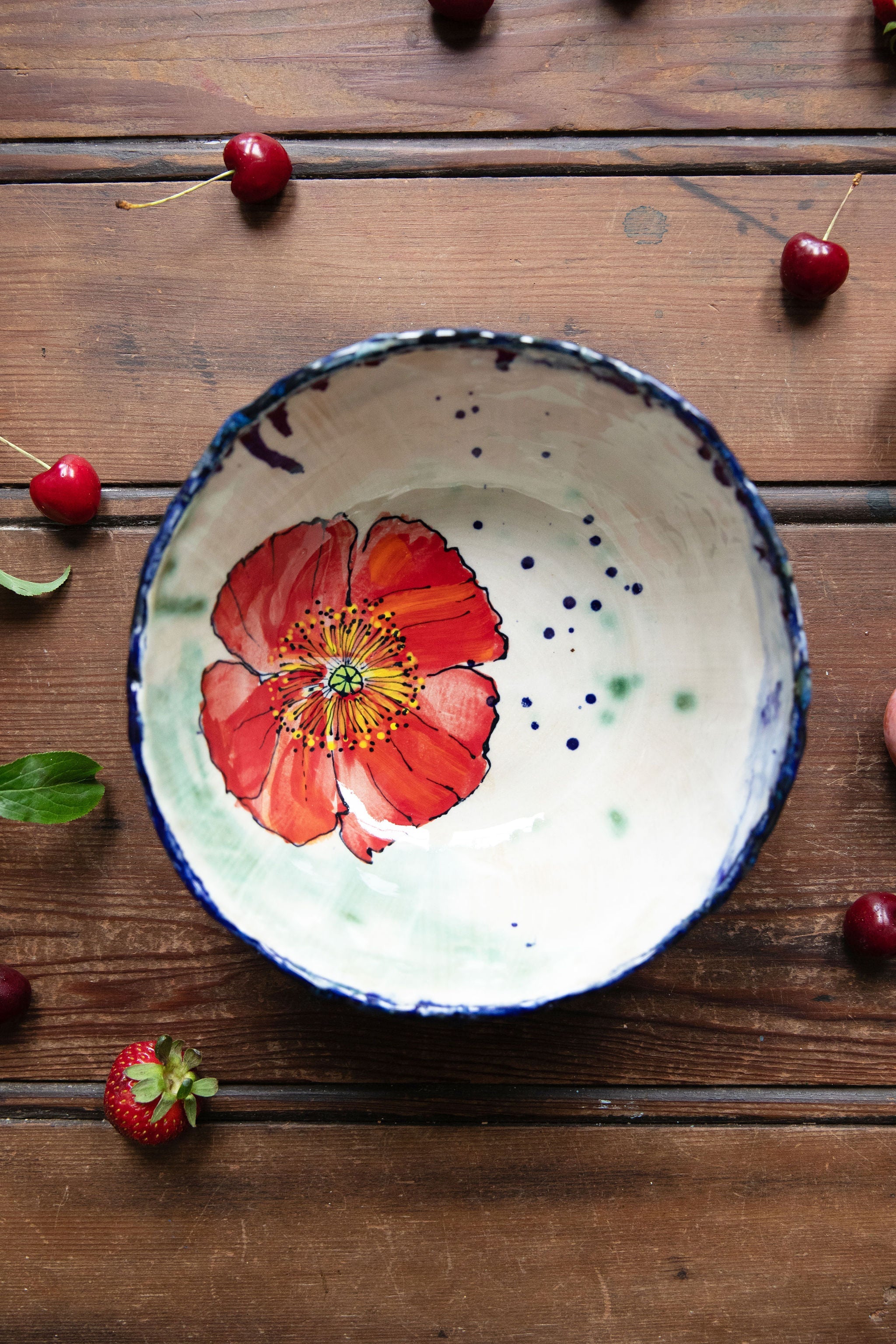 Pia Kuykhoven - Poppy - Double thick bowl