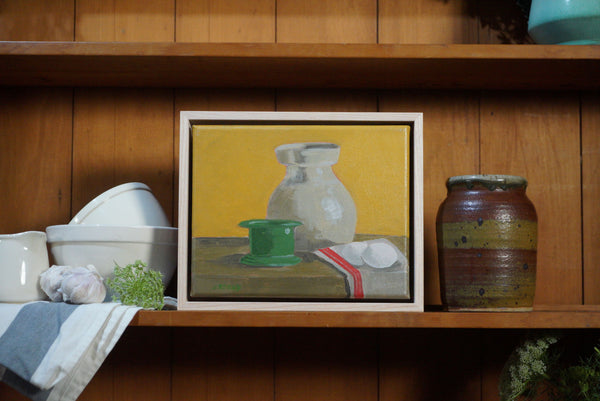 Jody Rigby - Earthenware and two eggs