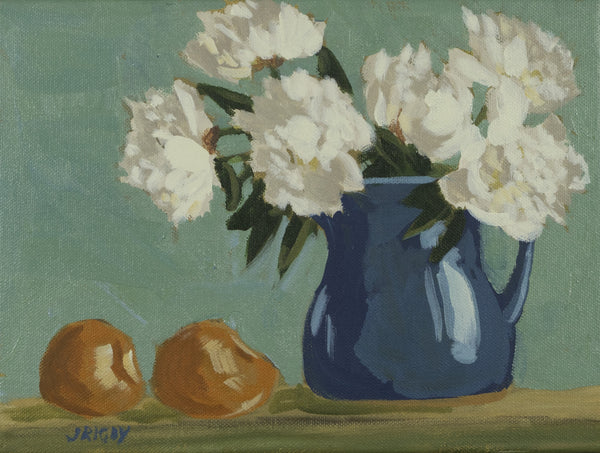 Jody Rigby - Peonies and teal