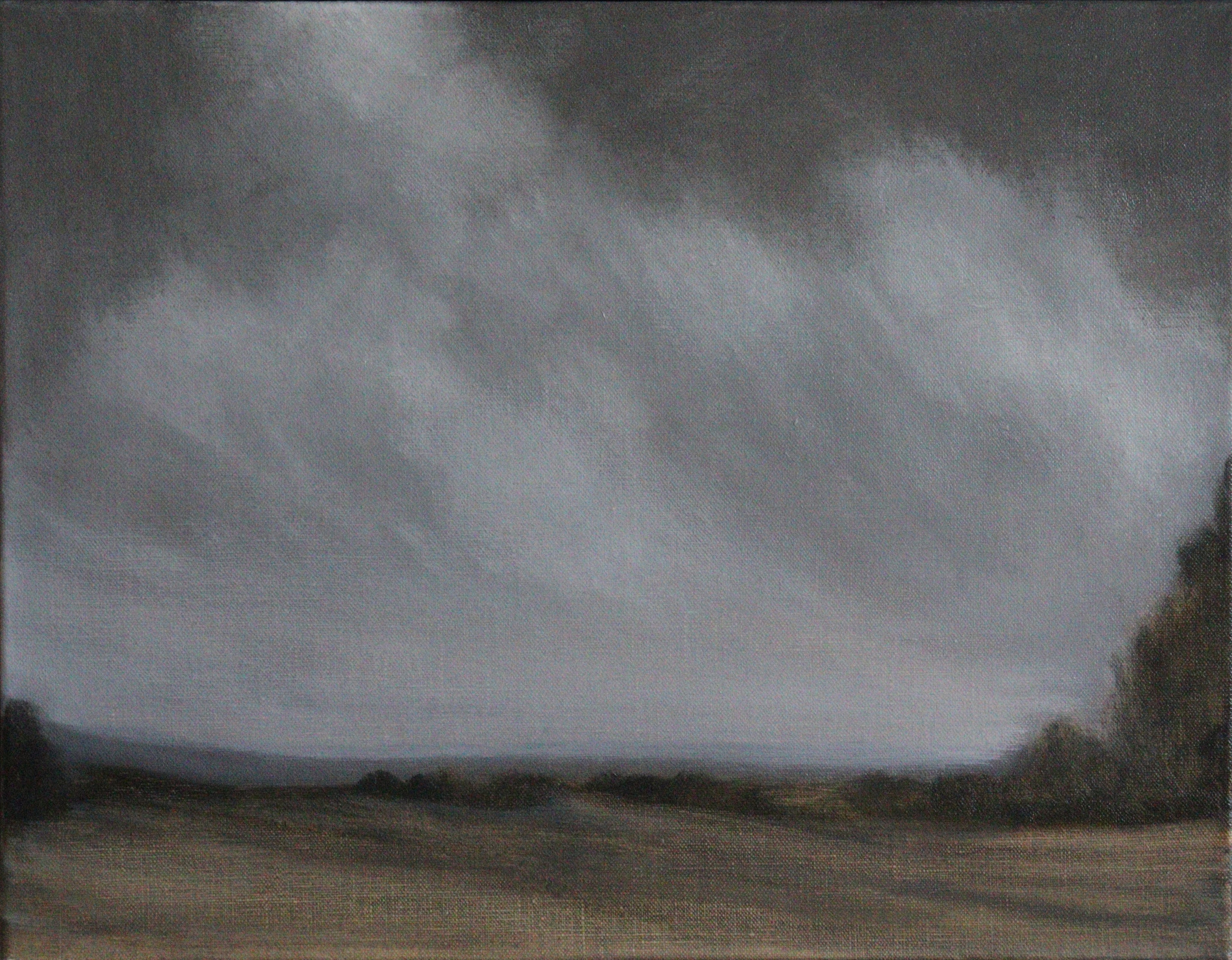 Jessica Olpp - Campagne sous les nuages de tempête