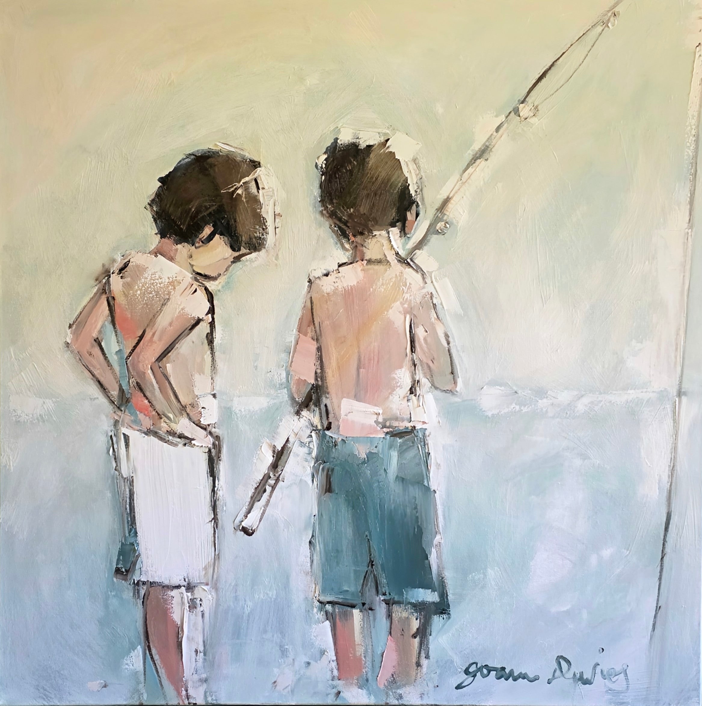 Joanna Davies - Boys Fishing