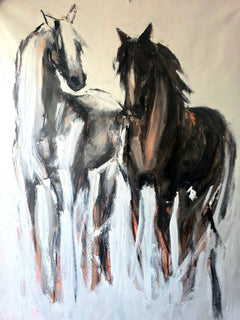 Joanna Davies - White Horse Black Horse