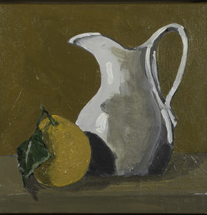 Jody Rigby - White jug and lone fruit