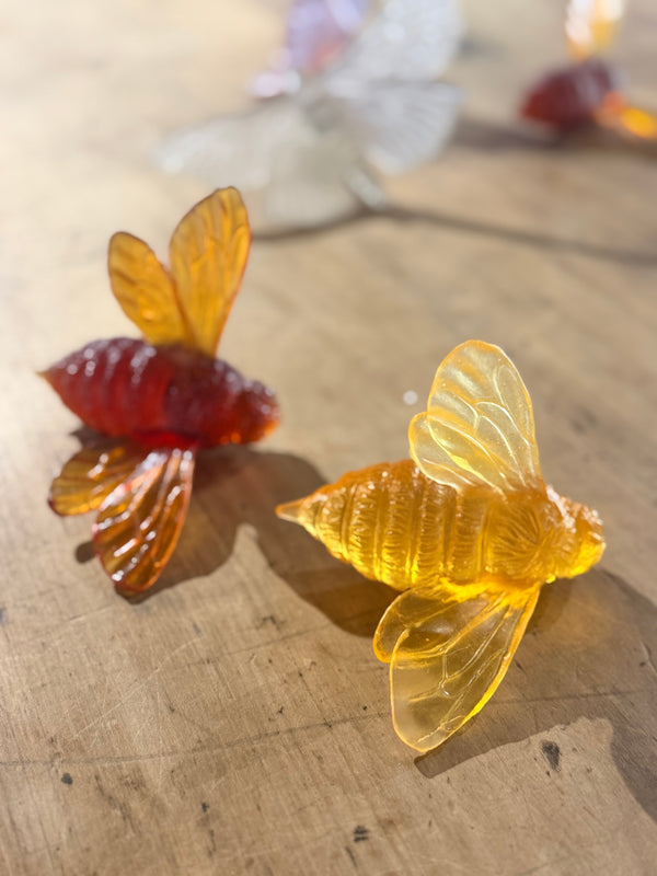 Luke Jacomb Studio - Bee (Wings Out - Dark Orange Red)