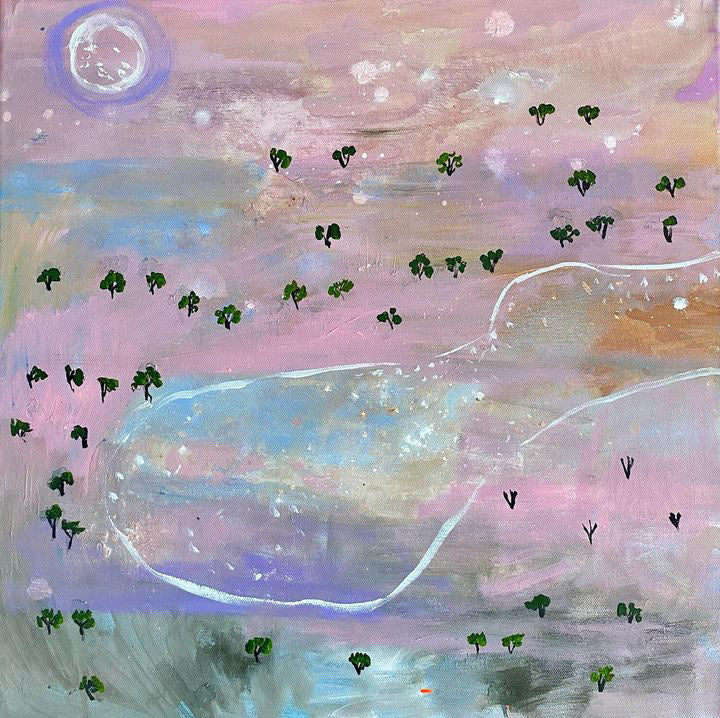 Laura Oczos - Moon and pool