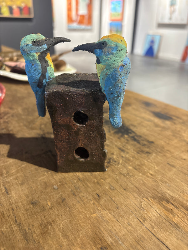 Kalyanii Holden- Kingfishers on Brick