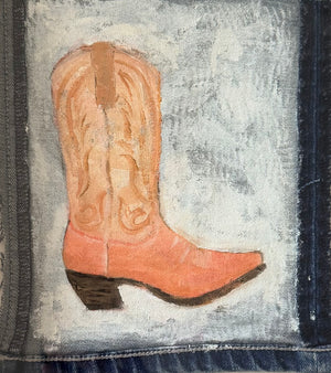 Ingrid Haughton - Pink Cowboy Boot