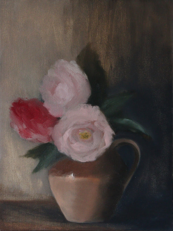 Jessica Olpp - Nature morte aux fleurs dans un pichet