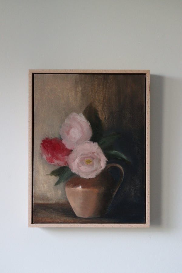 Jessica Olpp - Nature morte aux fleurs dans un pichet