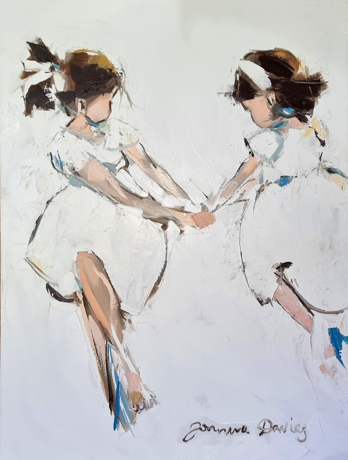 Joanna Davies - Girls twirling