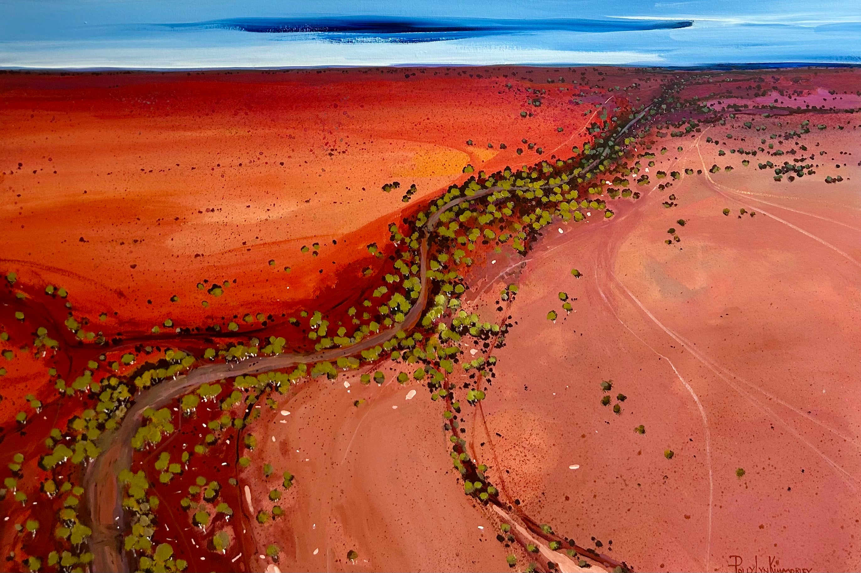 Polly Kimmorley - Dream Time along the Dry Billabong