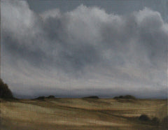 Jessica Olpp - Campagne sous un ciel nuageux