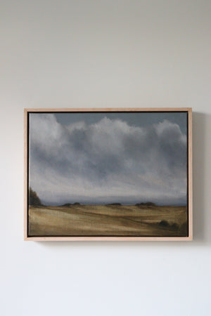 Jessica Olpp - Campagne sous un ciel nuageux