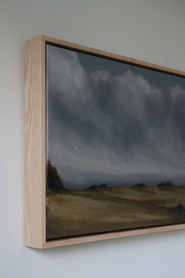 Jessica Olpp - Campagne sous un ciel nuageux