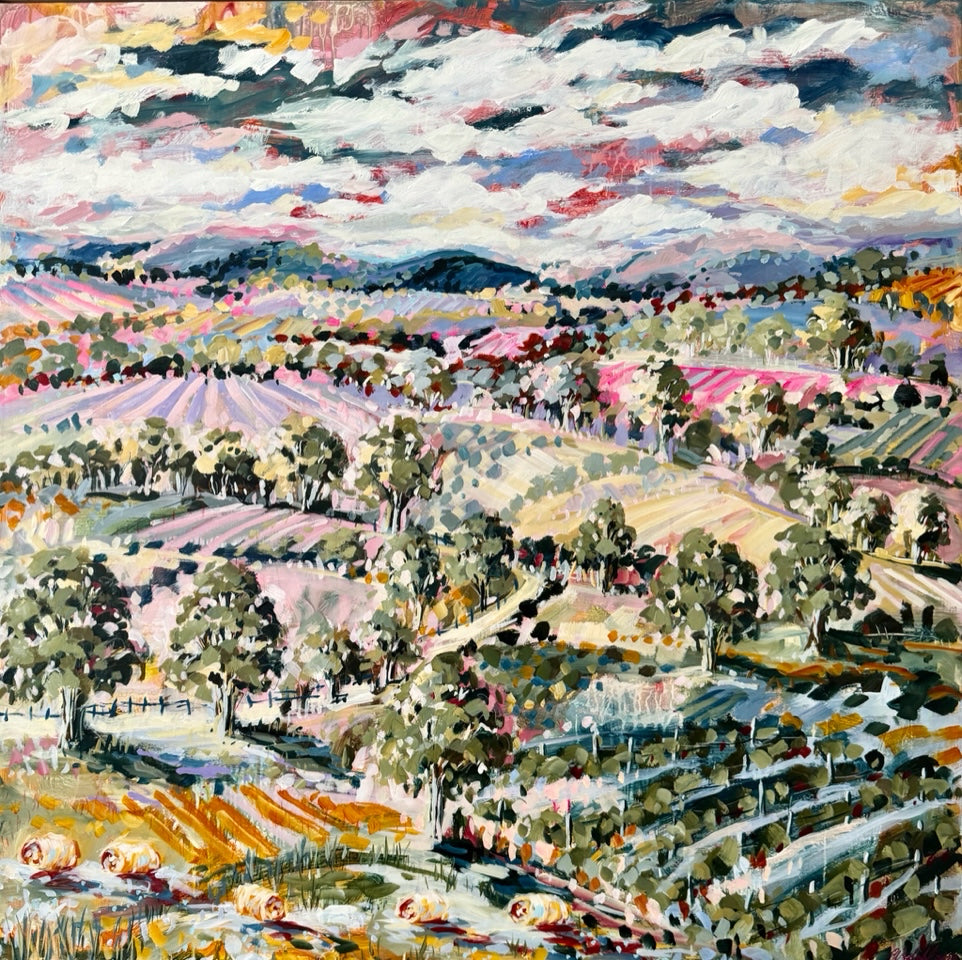 Cathy Usatoff- Pastel Hillsides