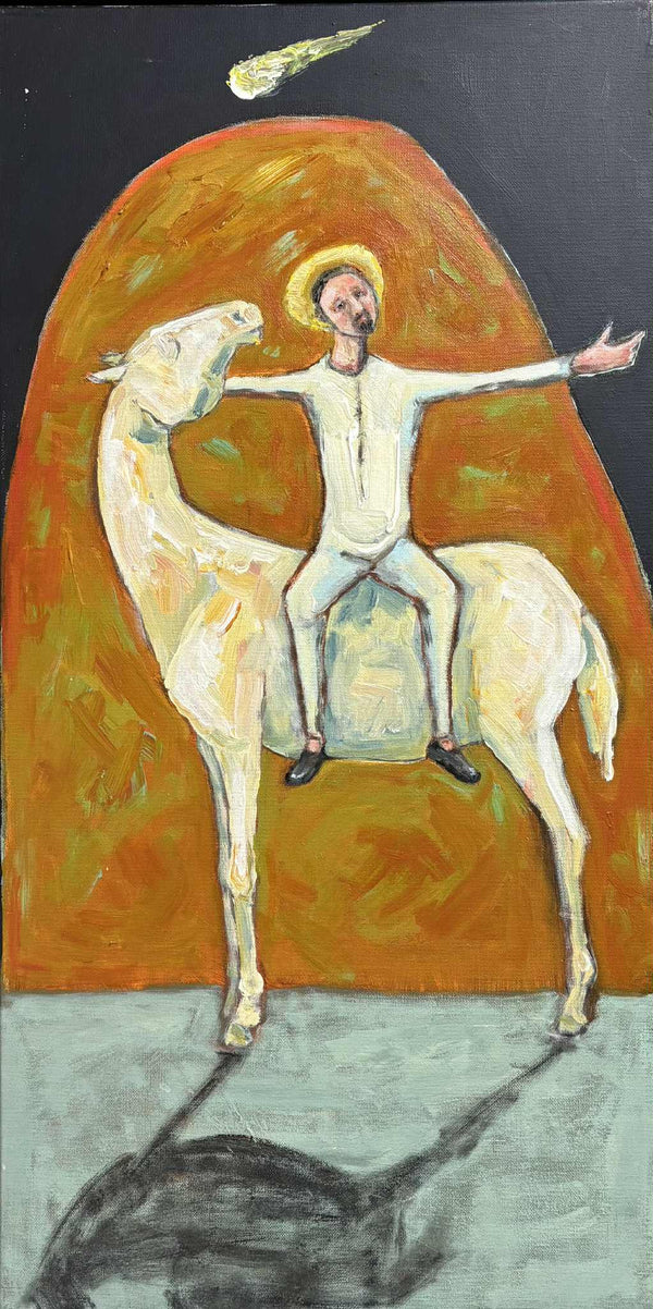 Karen Gray - St Francis Juggling a Comet