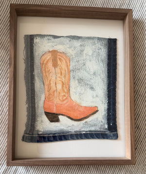 Ingrid Haughton - Pink Cowboy Boot