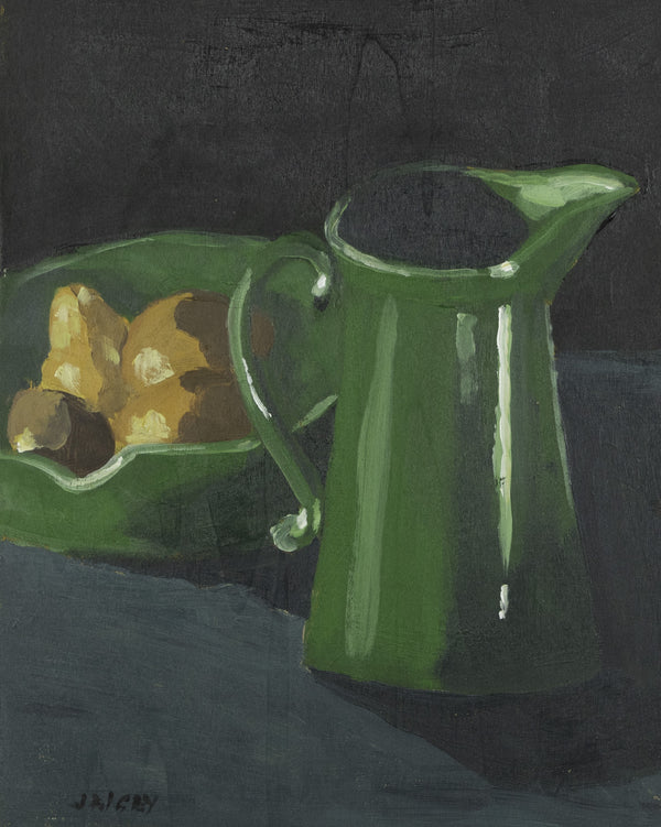 Jody Rigby - Green jug and three pears