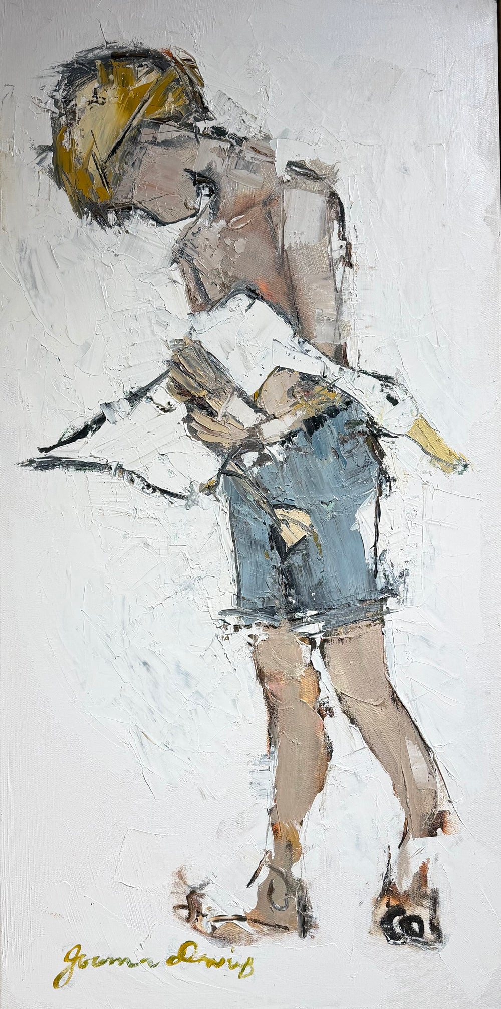 Joanna Davies - Boy with Goose