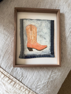 Ingrid Haughton - Pink Cowboy Boot