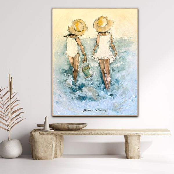 Joanna Davies - Beach, cousins