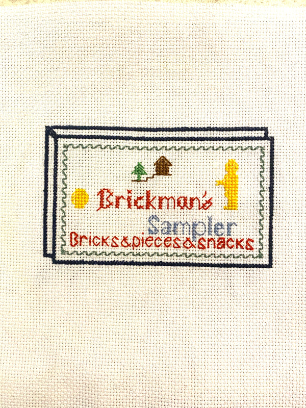 Melissa Purdy - Brickmans Sampler DIY xstitch kit