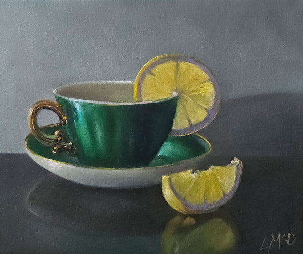Llael McDonald - Green teacup