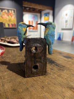 Kalyanii Holden- Kingfishers on Brick
