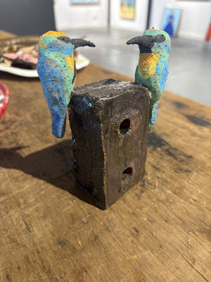Kalyanii Holden- Kingfishers on Brick