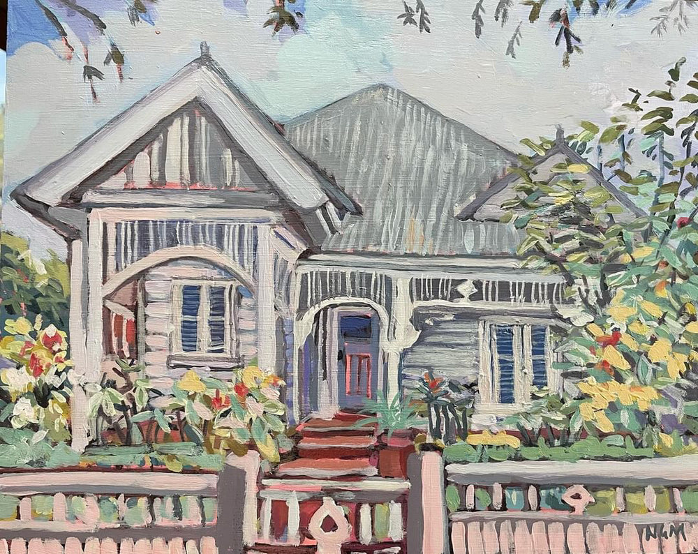 NG Malla - The blue door