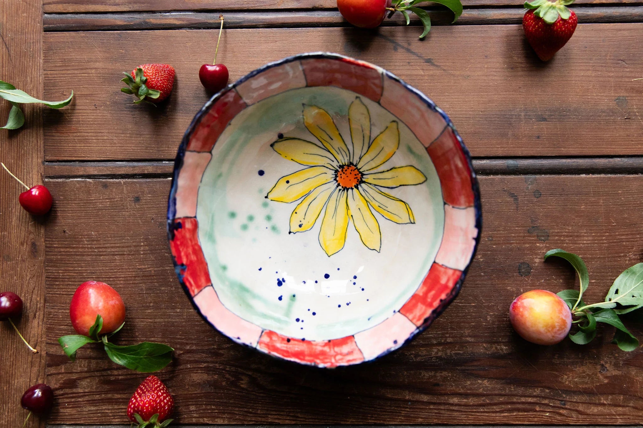 Pia Kuykhoven - Sunflower - Double thick bowl