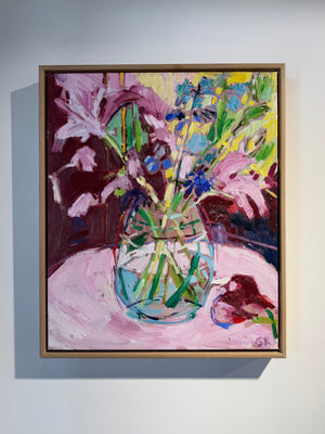 Gugge Kirstine Ravn - Lillies and Bluebells