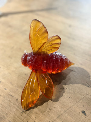 Luke Jacomb Studio - Bee (Wings Out - Dark Orange Red)