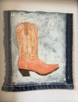 Ingrid Haughton - Pink Cowboy Boot