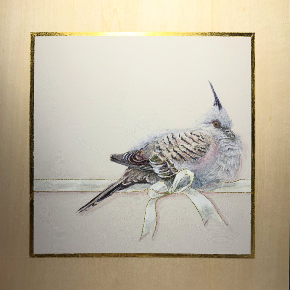 Shani White - A Rested Crested Pigeon