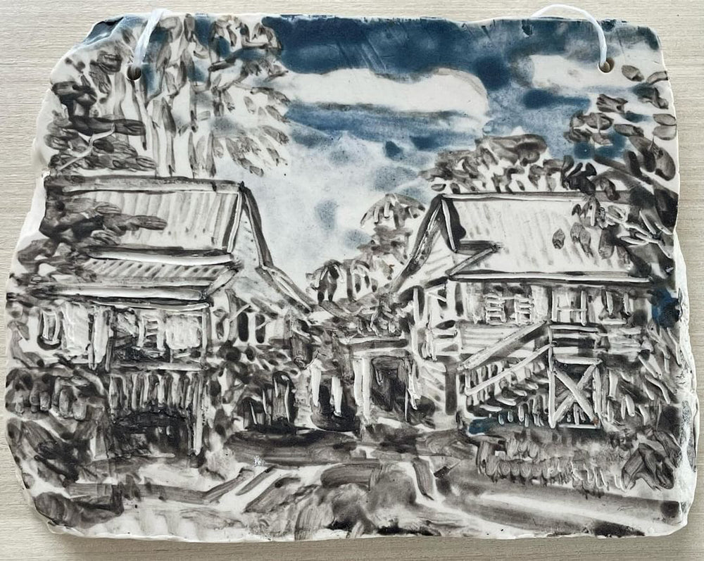 NG Malla - The weatherboards (study)