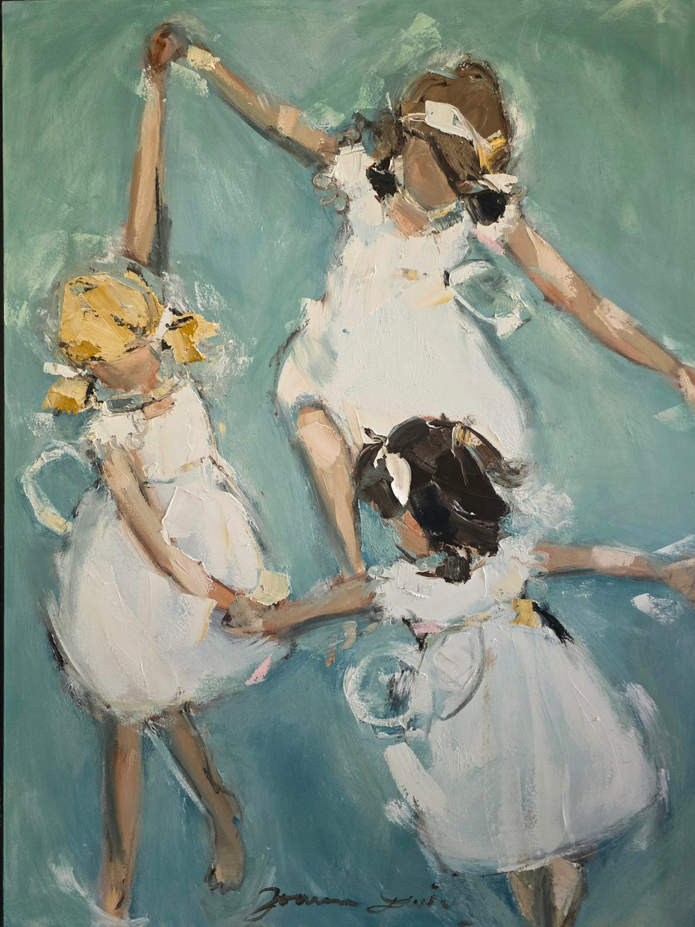 Joanna Davies - Three little girls left