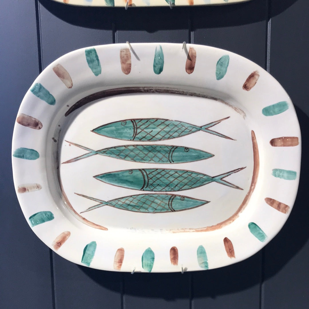 di Lunedì - Green fish with pigment stroke border