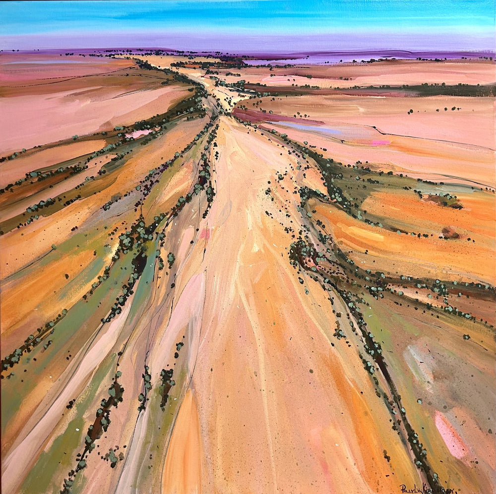 Polly Kimmorley - Approaching Lake Eyre