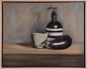 Jessica Olpp - Aubergine, tasse et distributeur de savon