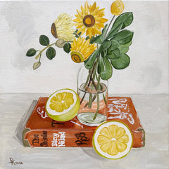 Dominika Keller - Aeonium, Paper Daisies & Correa Foliage No.1