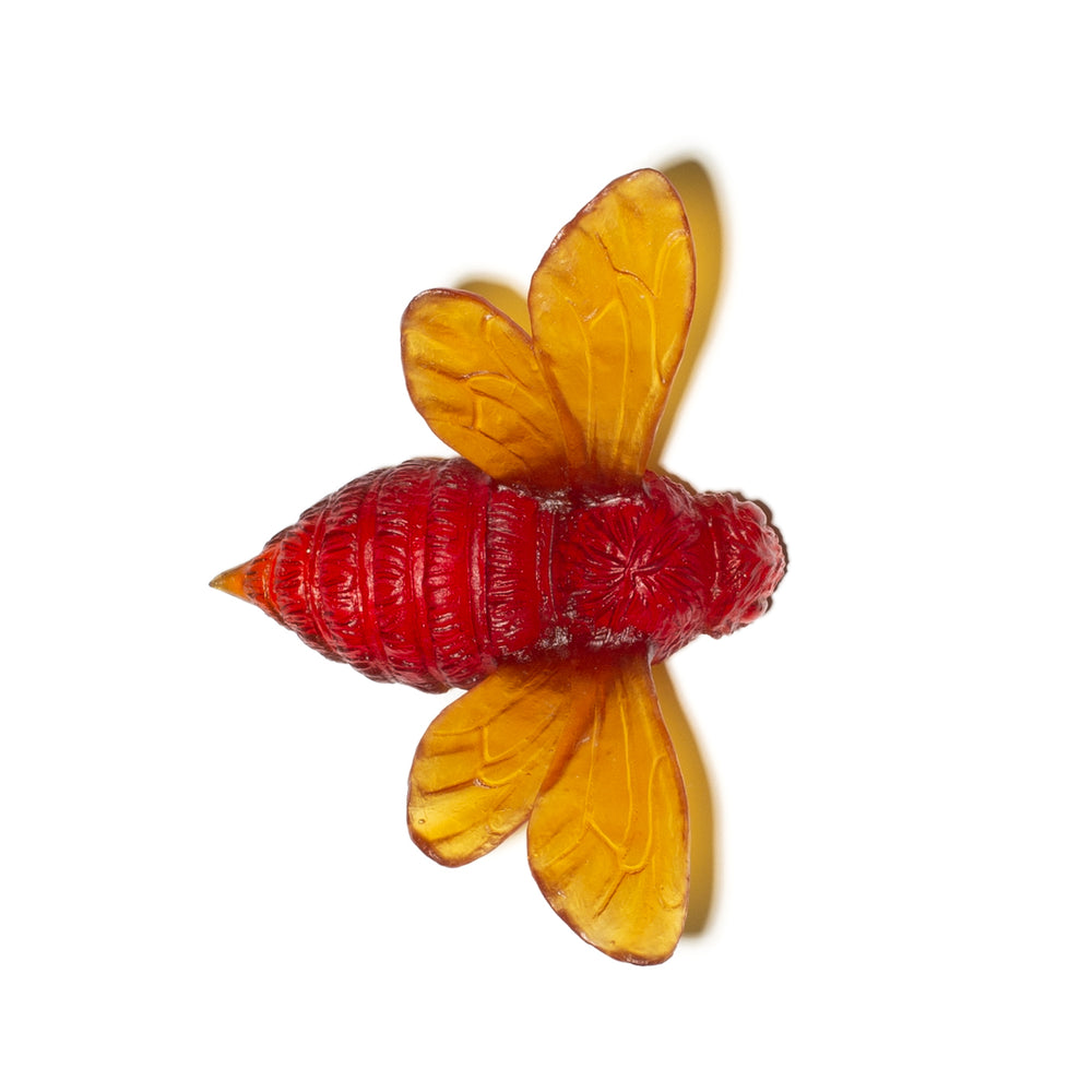 Luke Jacomb Studio - Bee (Wings Out - Dark Orange Red)